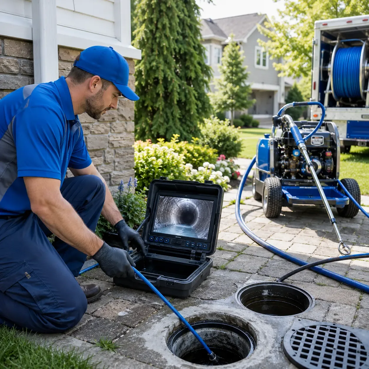 Outdoor drain cleaning professionals serving Woodland, CA